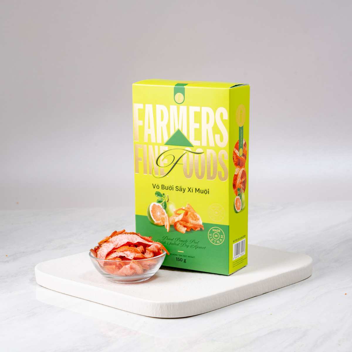 Farmers Fine Foods Dried Grapefruit Peel with Salted Apricots 150G