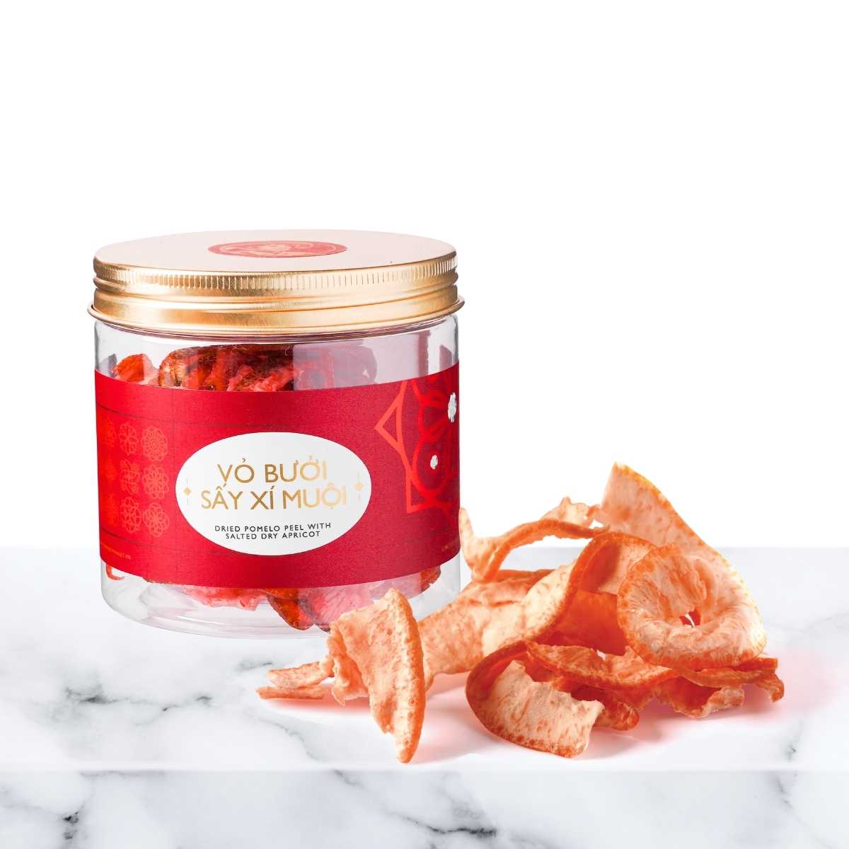 Farmers Fine Foods Dried Grapefruit Peel with Salted Apricots 70 g/ Jar