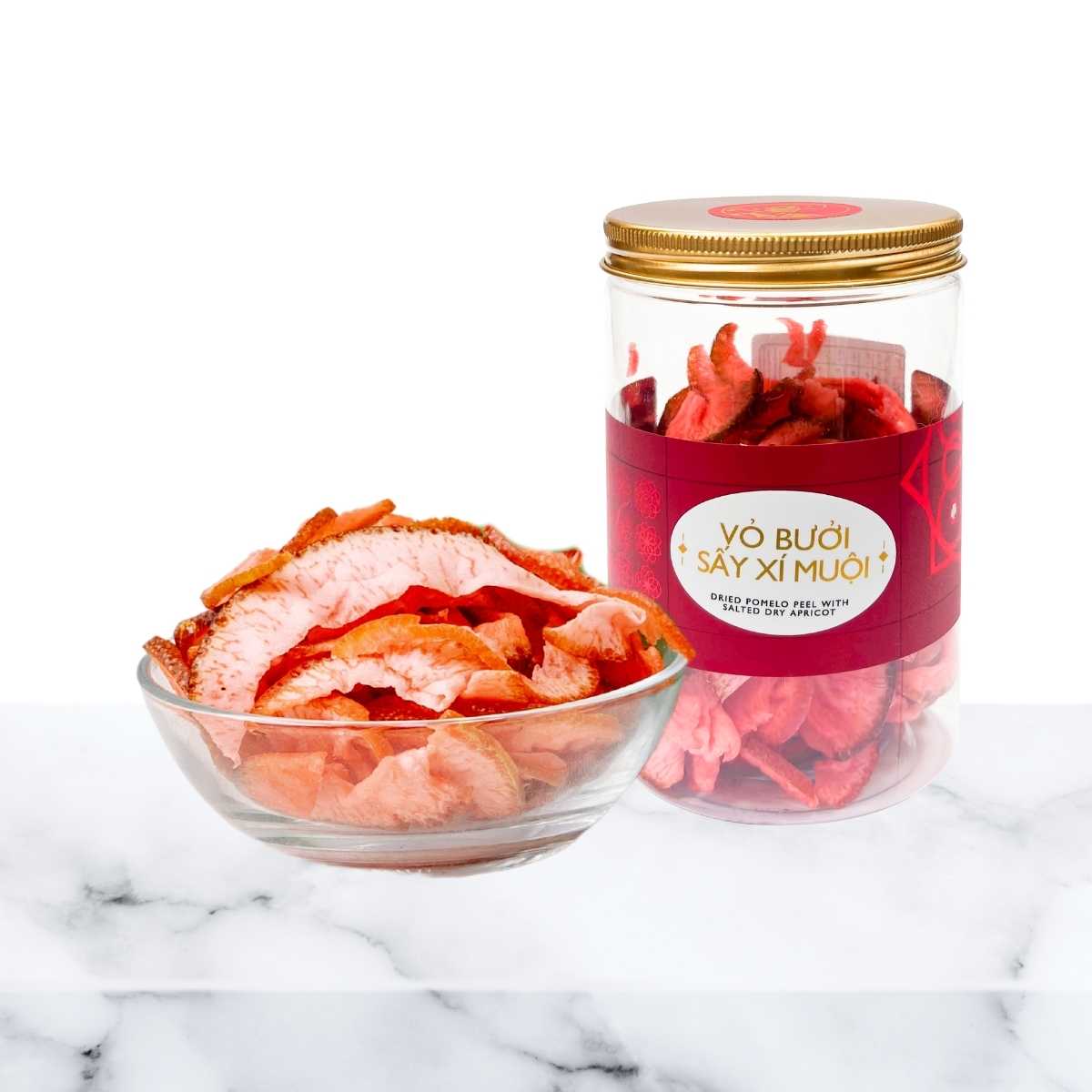 Farmers Fine Foods Dried Grapefruit Peel with Salted Apricots 70 g/ Jar