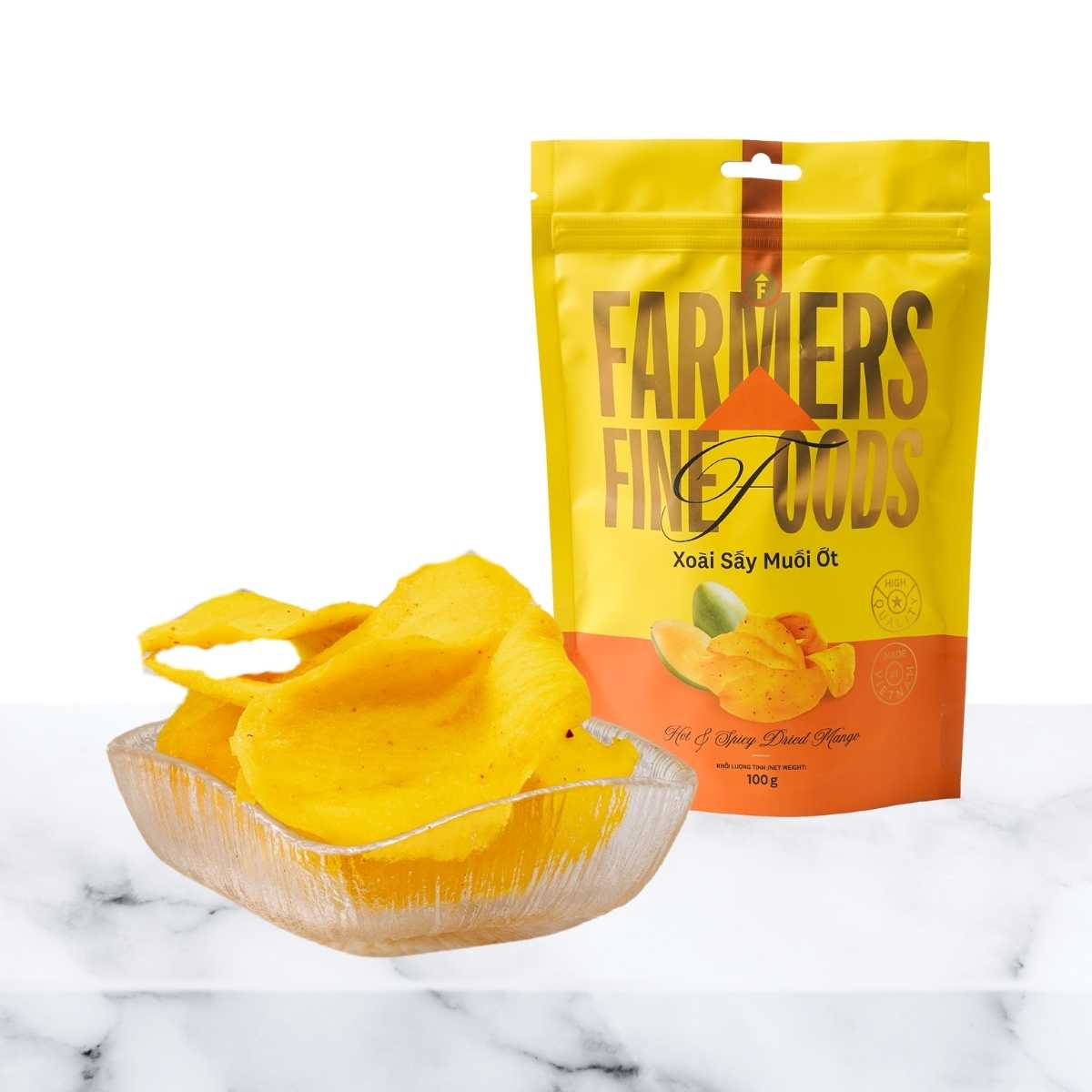 Farmers Fine Foods Salted and Chili Dried Mango 100g/ Bag