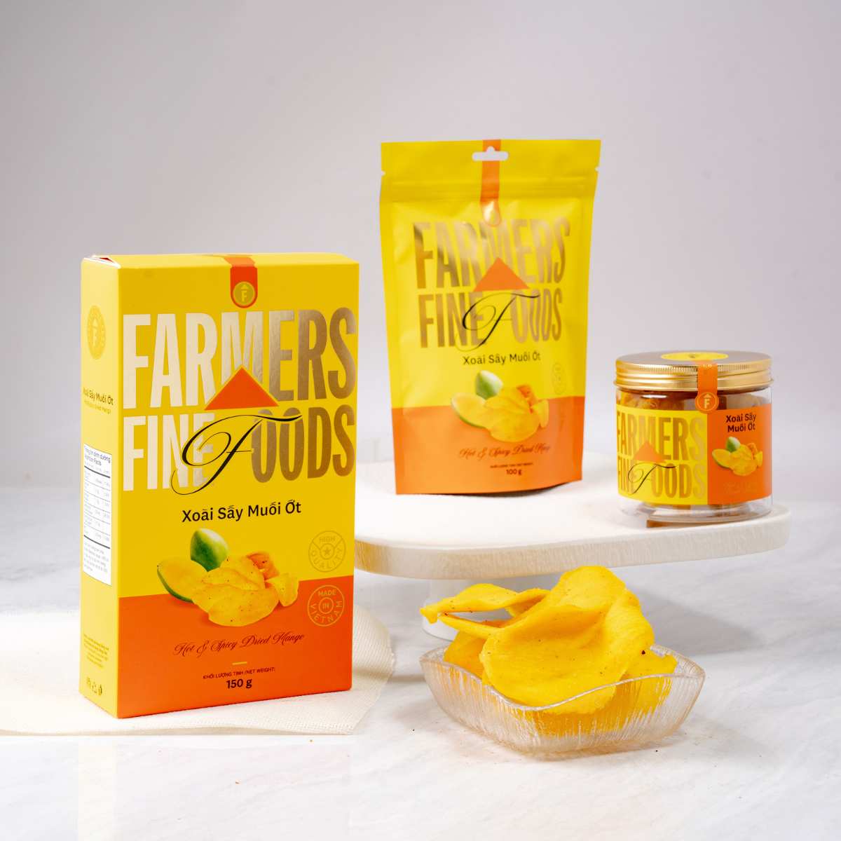 Farmers Fine Foods Salted and Chili Dried Mango 100g/ Bag