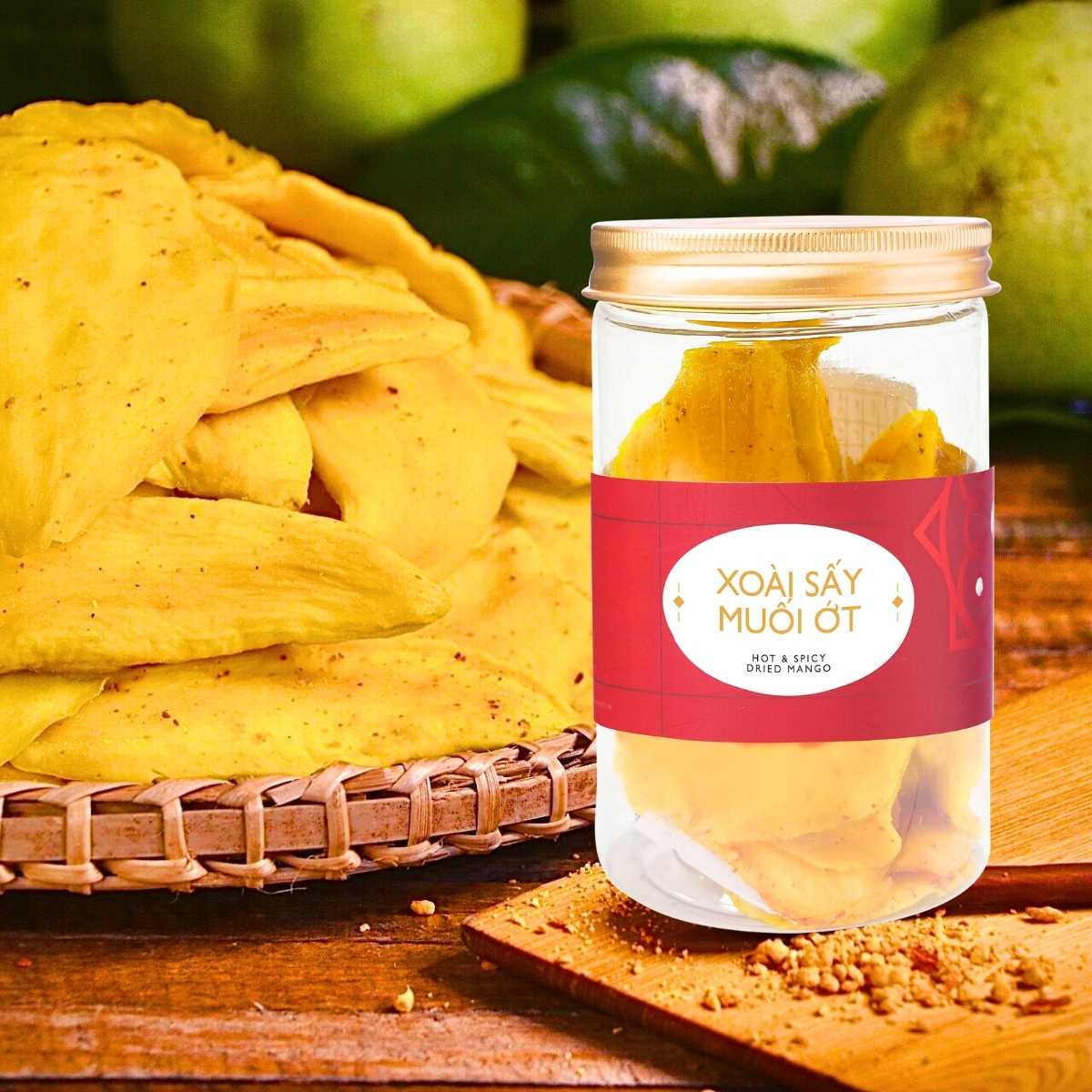 Farmers Fine Foods Salted and Chili Dried Mango 150g/ Jar