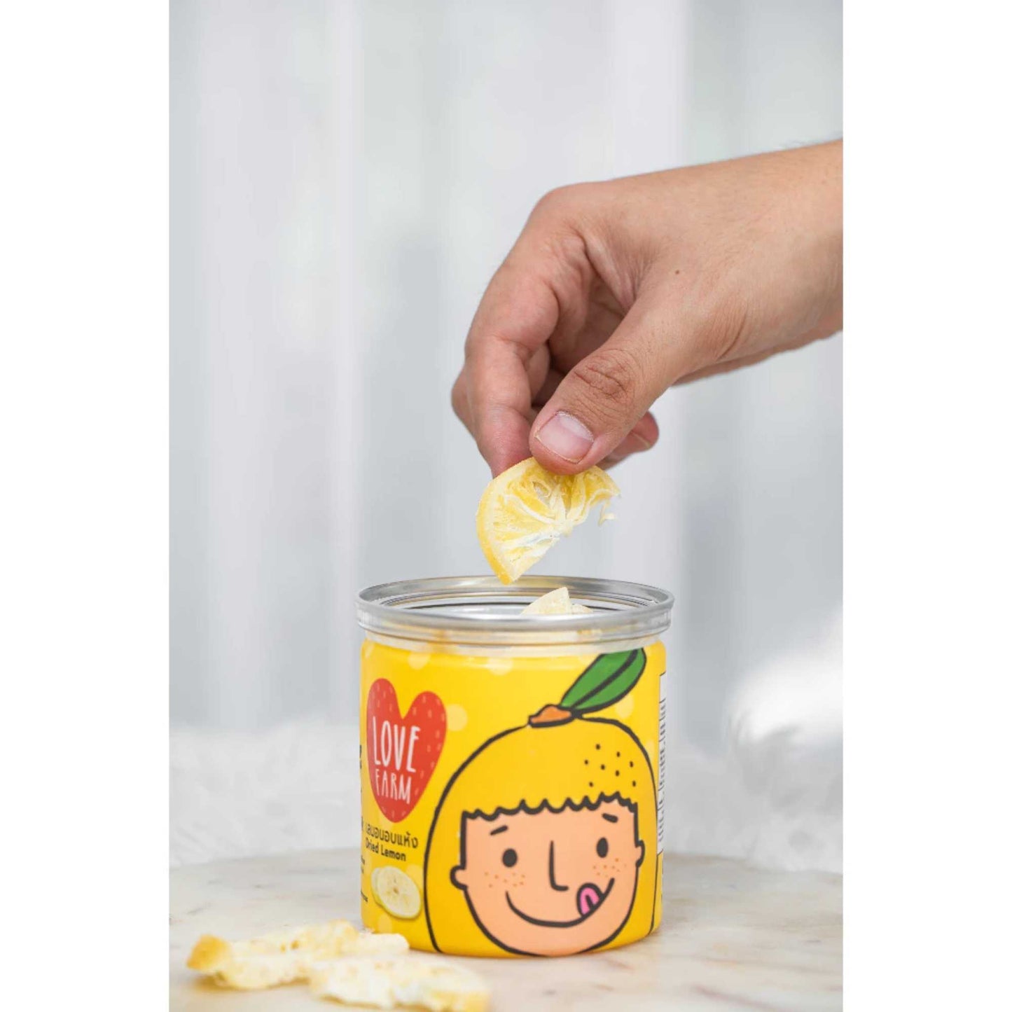 Love Farm Honey Dried Lemon 120g