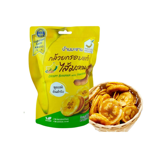 Tamarind House Crispy Banana Chips with Tamarind Jam 90G