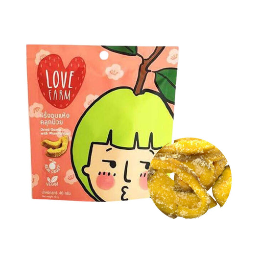 Love Farm Dried Guava with Apricot Flavor 40G