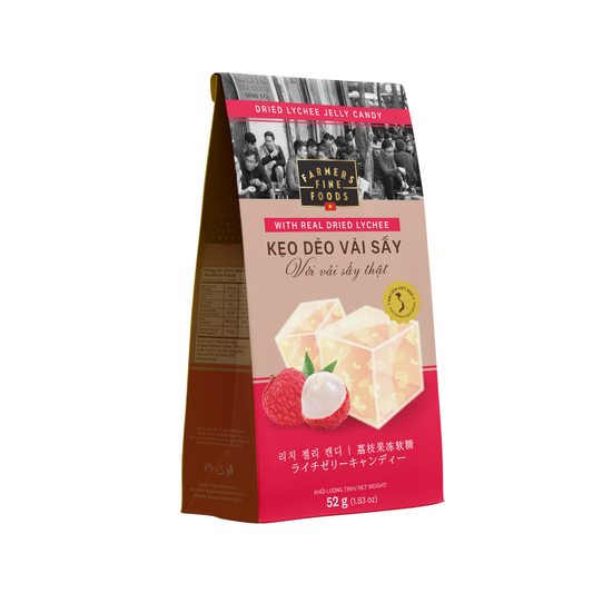 Kẹo dẻo vải sấy Farmers Fine Foods 52 g