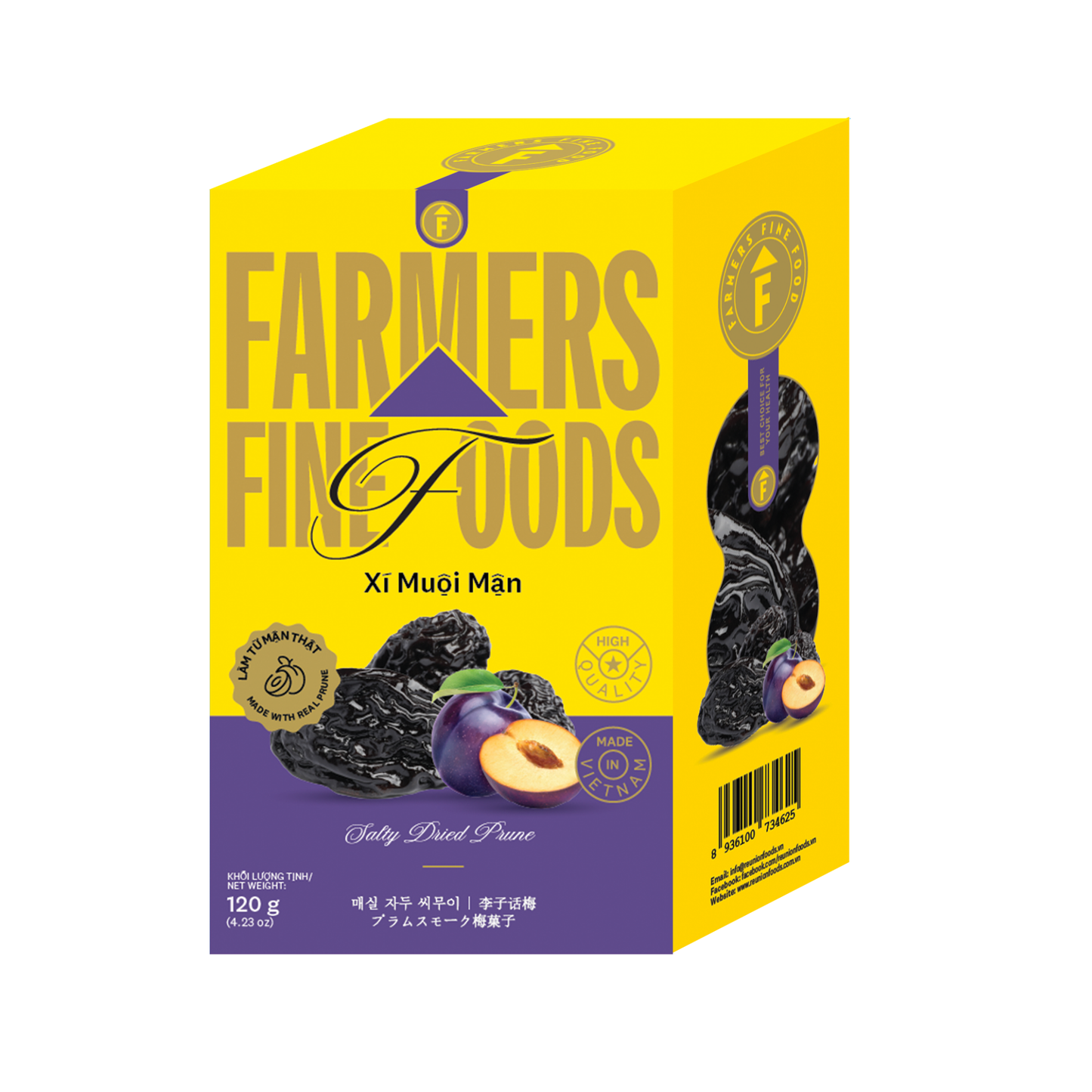 Xí muội vị mận Farmers Fine Foods 80 g (Hộp giấy)