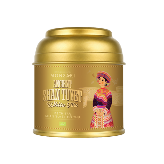Bạch trà shan tuyết cổ thụ Monsari 25g