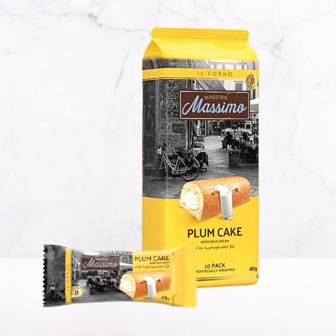 Massimo Cream Milk Flavored Sponge Cake 450 g – REUNION FOODS