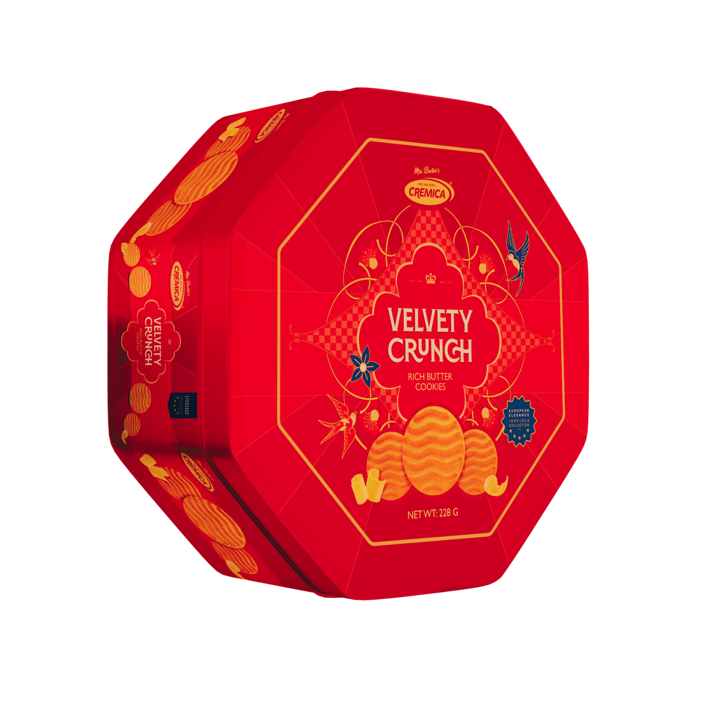 Bánh quy bơ Cremica Velvety Crunch 228 g