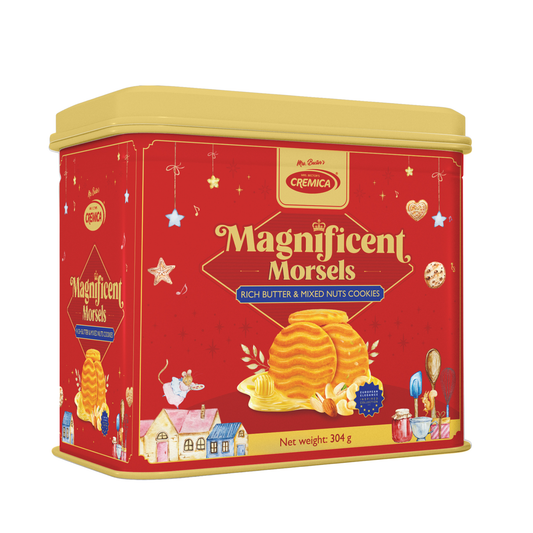 Bánh quy bơ và hạt dẻ Cremica Magnificient Morsels 304 g