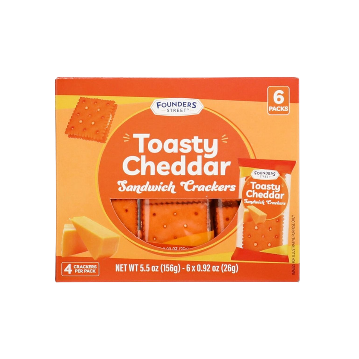 Bánh quy kẹp kem phô mai Cheddar 156 g ( Hộp giấy )