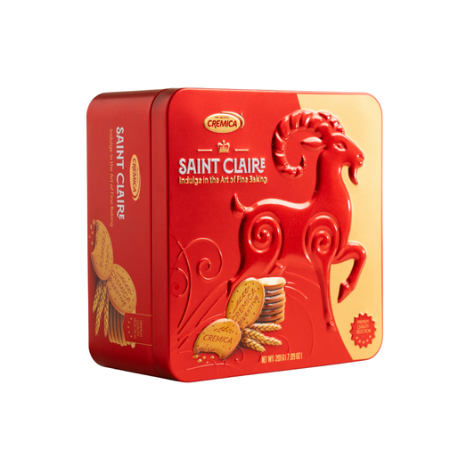 Bánh quy lúa mì nguyên cám Digestive Minis Saint Claire Cremica 201 g (Hộp)