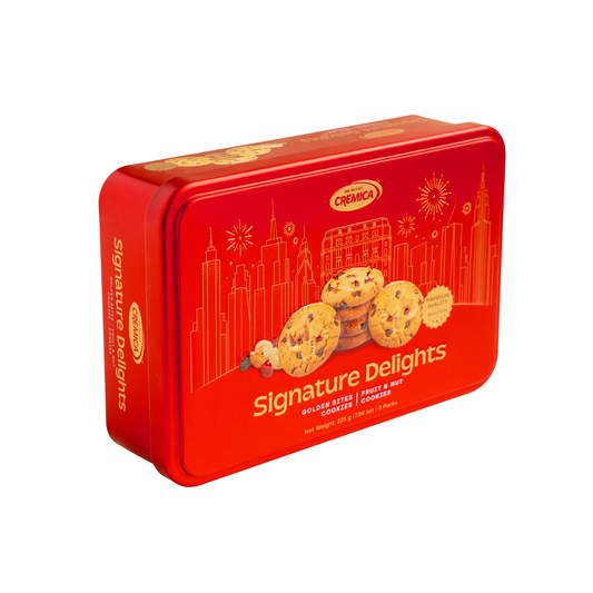 Bánh quy với hạt và trái cây sấy hỗn hợp Signature Delights Cremica 225 g (Hộp)