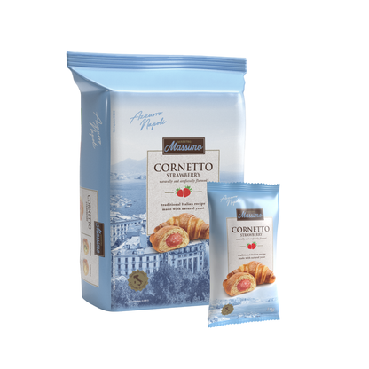 Bánh sừng trâu vị dâu Massimo 250 g