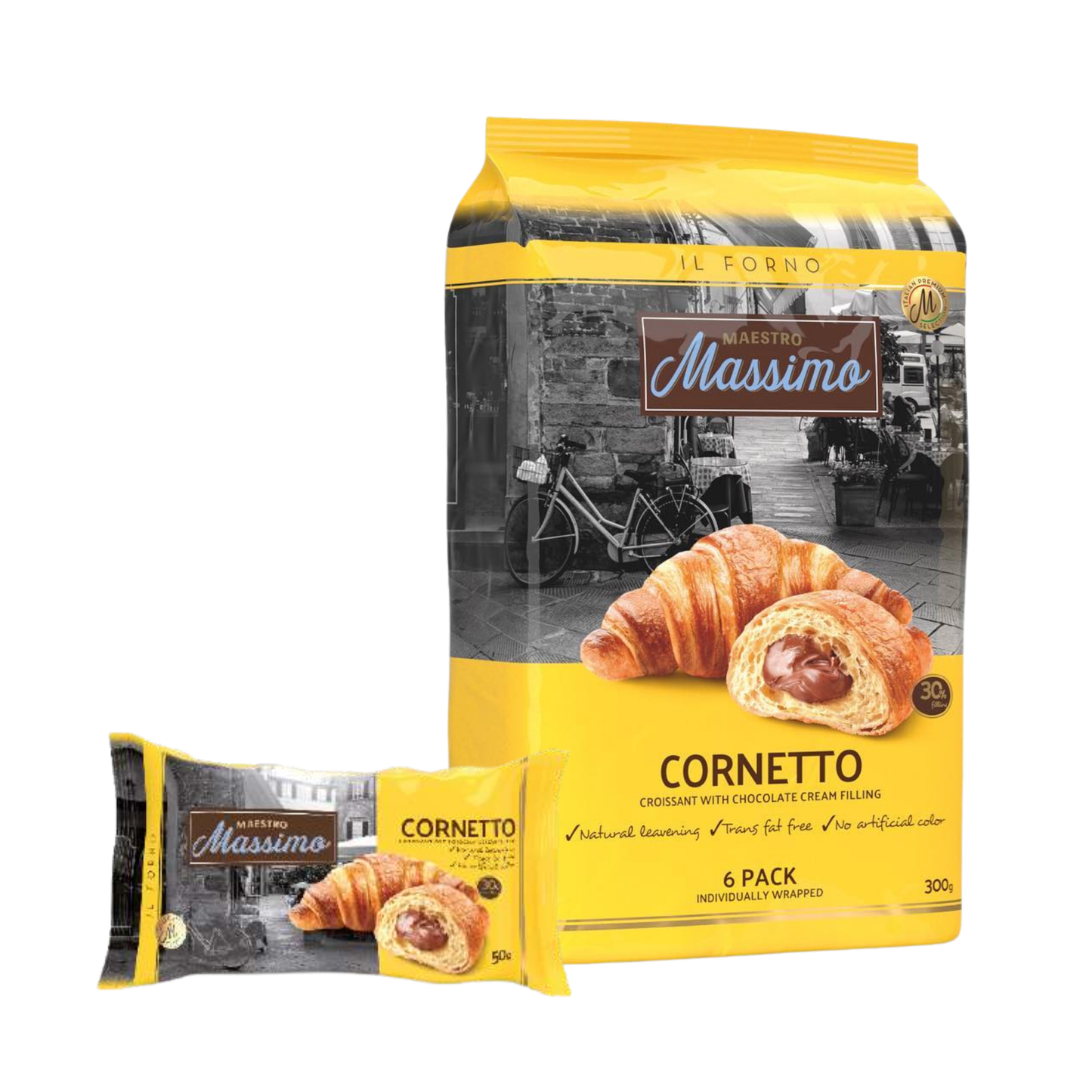 Bánh sừng trâu vị sô cô la Massimo 300 g