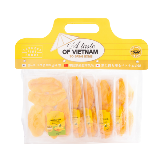 Combo 6 túi (5 xoài muối ớt - 1 xoài sấy dẻo) Farmers Fine Foods (100 g x 6)