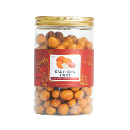 Đậu phộng tỏi ớt Farmers Fine Foods 180 g ( Hủ nhựa )
