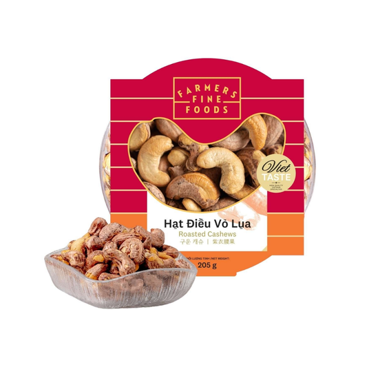 Hạt điều vỏ lụa Farmers Fine Foods 205G