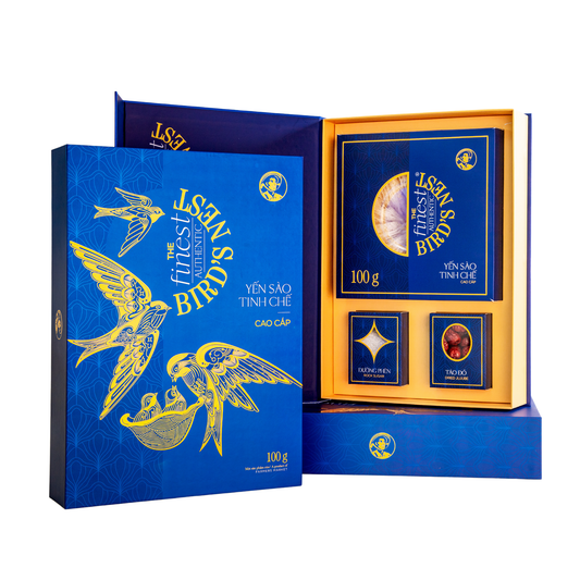 Hộp quà tặng Premium Tổ yến cao cấp The Finest Bird's Nest 100 g