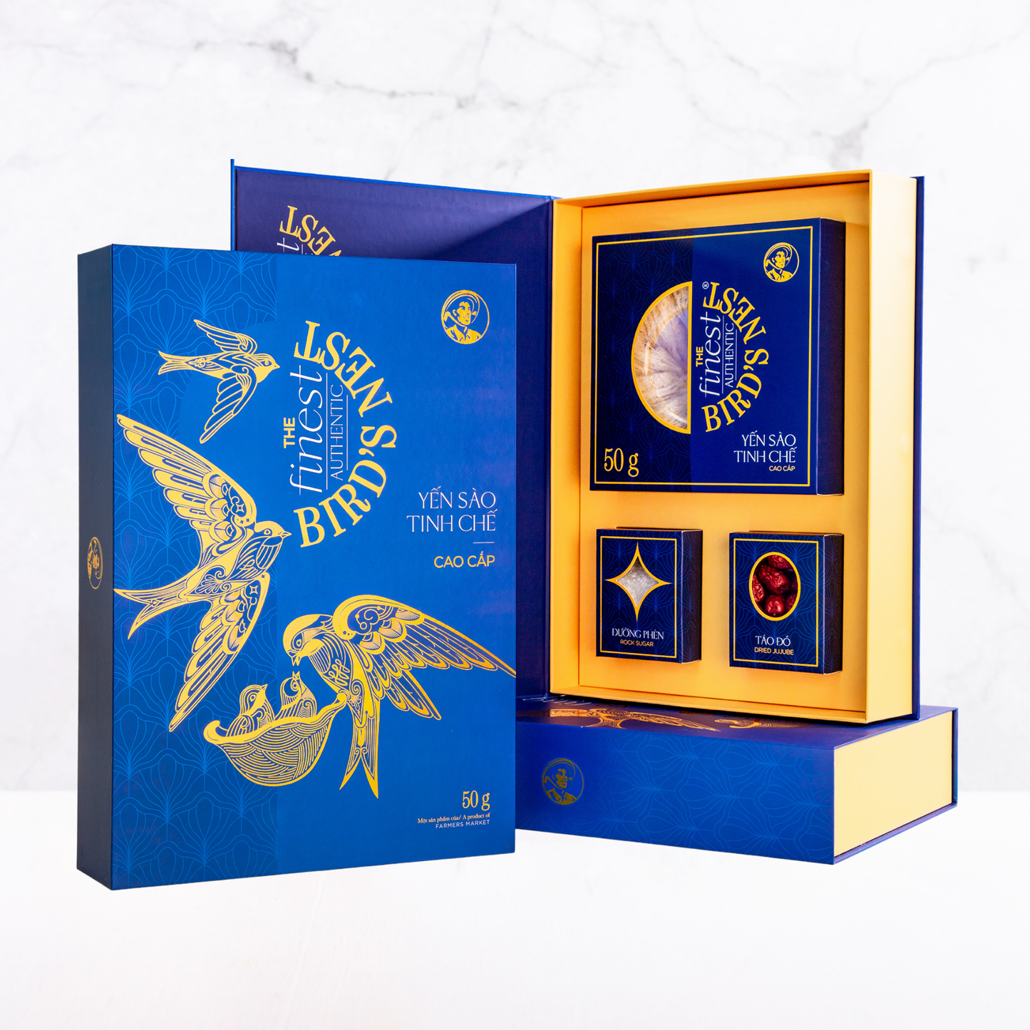 Hộp quà tặng Premium Tổ yến cao cấp The Finest Bird's Nest 50 g