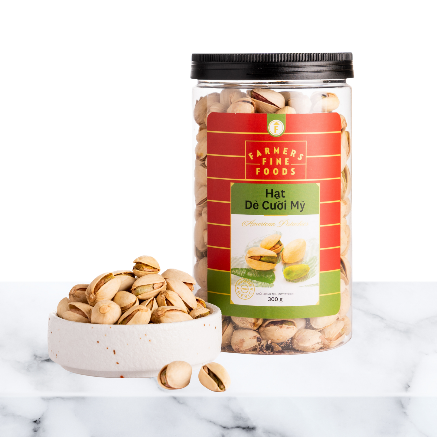 Hạt dẻ cười mỹ Farmers Fine Foods 300 g