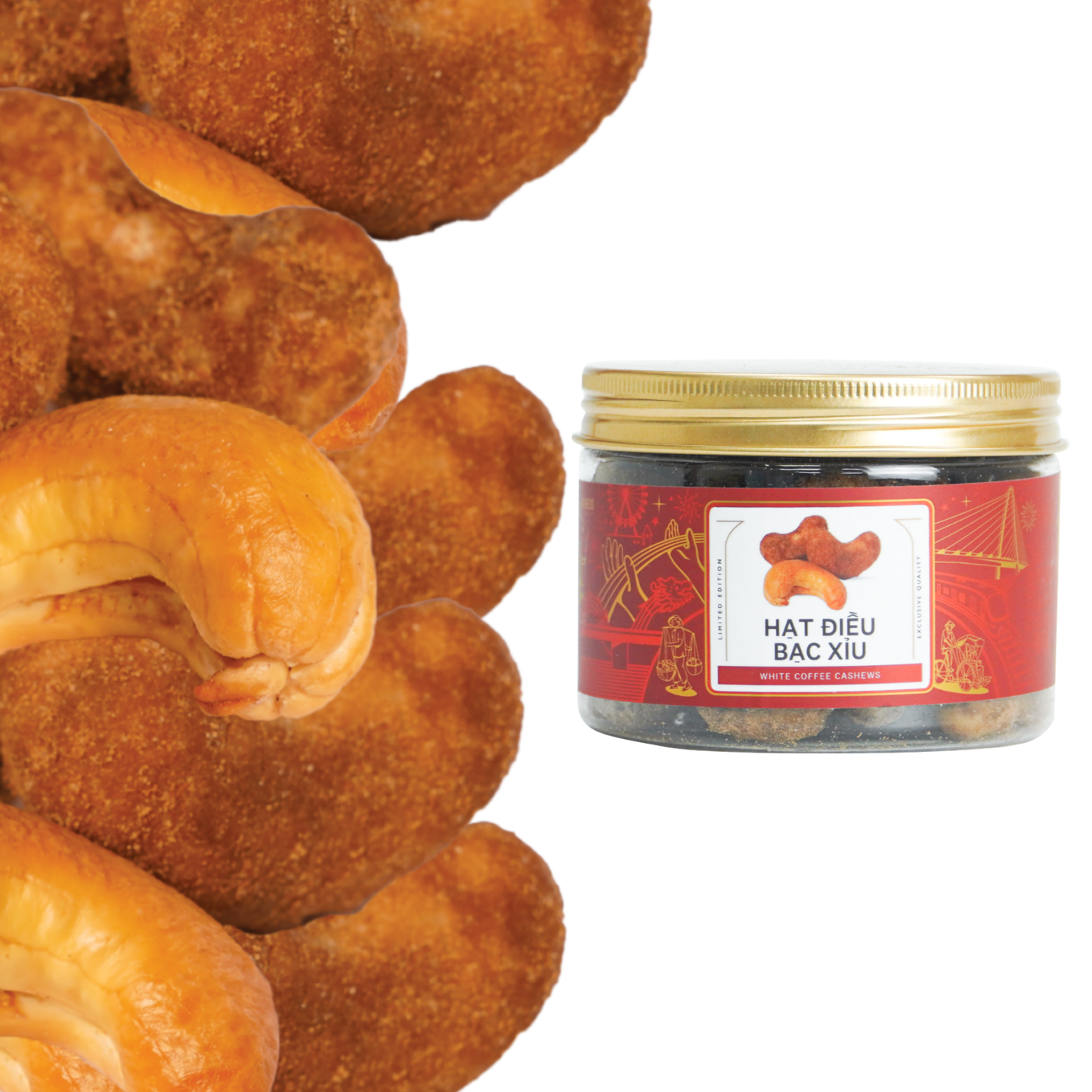 Hạt điều bạc xỉu Farmers Fine Foods 140 g ( Hủ nhựa )