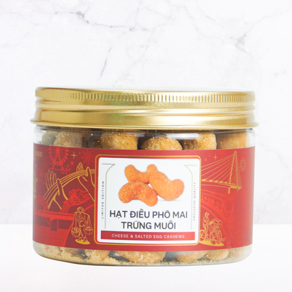 Hạt điều phô mai trứng muối Farmers Fine Foods 140 g ( Hủ nhựa )