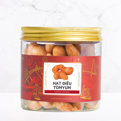 Hạt điều tomyum Farmers Fine Foods 170 g ( Hủ nhựa )