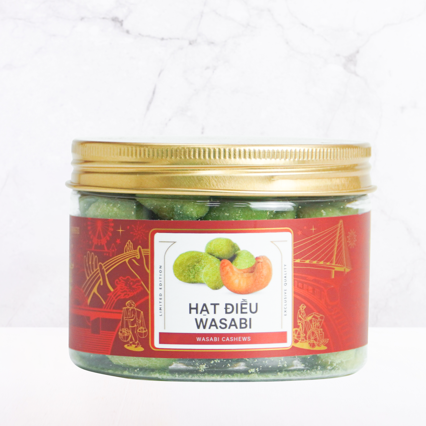 Hạt điều wasabi Farmers Fine Foods 140 g ( Hủ nhựa )