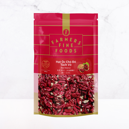 Hạt óc chó đỏ tách vỏ Farmers Fine Foods 150 g ( Túi )