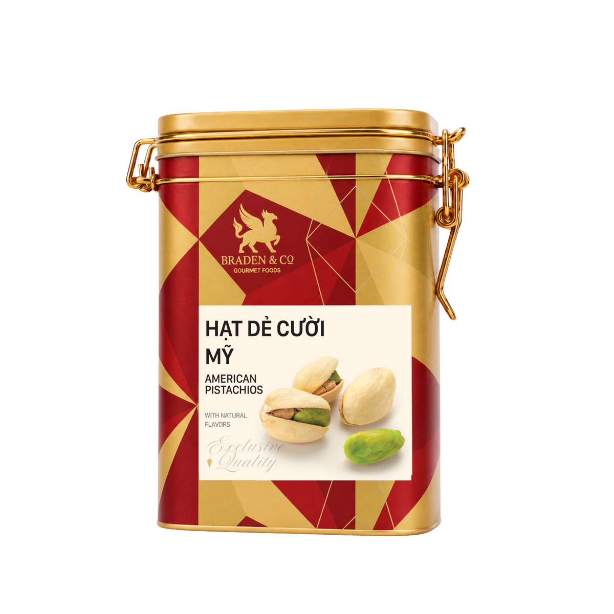 Hạt dẻ cười Mỹ Braden & Co 160g