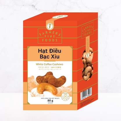 Hạt điều bạc xỉu Farmers Fine Foods 80 g (Hộp giấy)
