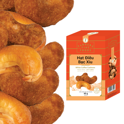 Hạt điều bạc xỉu Farmers Fine Foods 80 g (Hộp giấy)