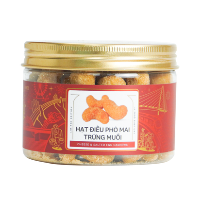 Hạt điều phô mai trứng muối Farmers Fine Foods 140 g ( Hủ nhựa )