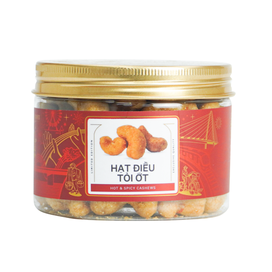 Hạt điều tỏi ớt Farmers Fine Foods 140 g ( Hủ nhựa )