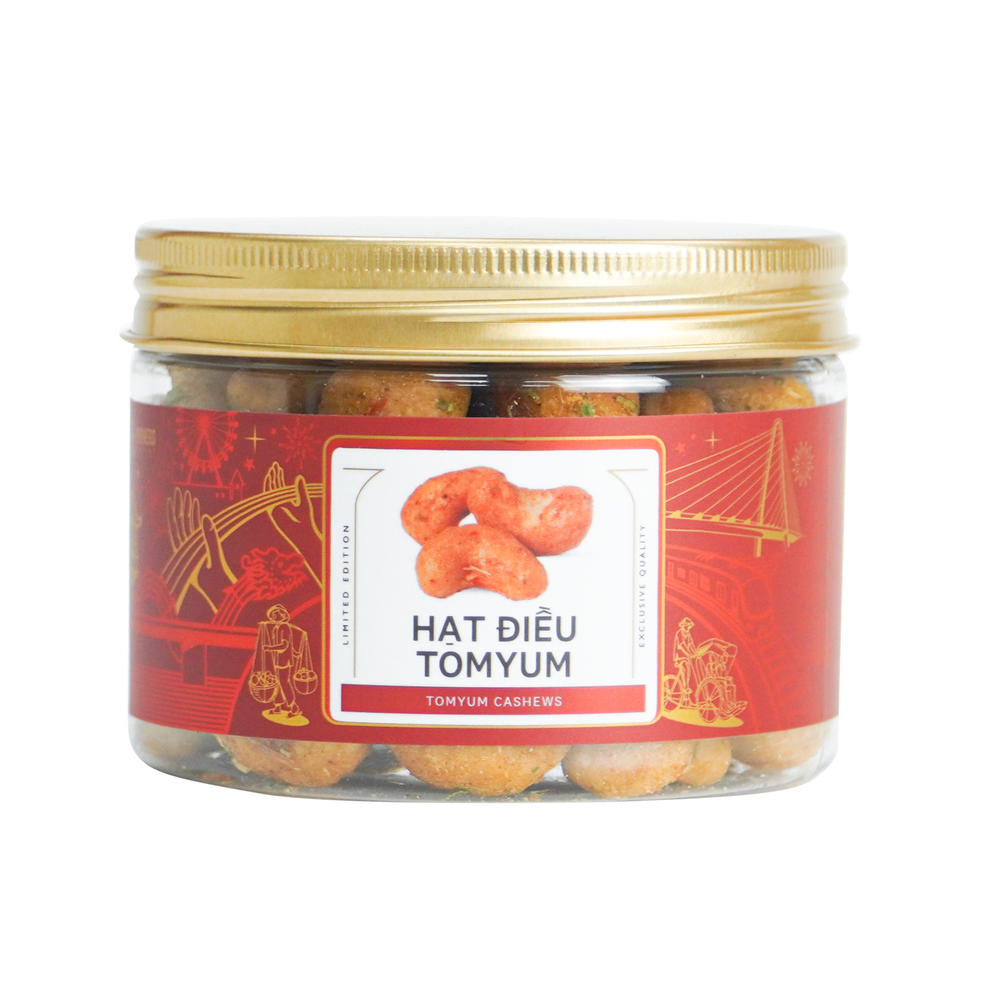 Hạt điều tomyum Farmers Fine Foods 140 g ( Hủ nhựa )