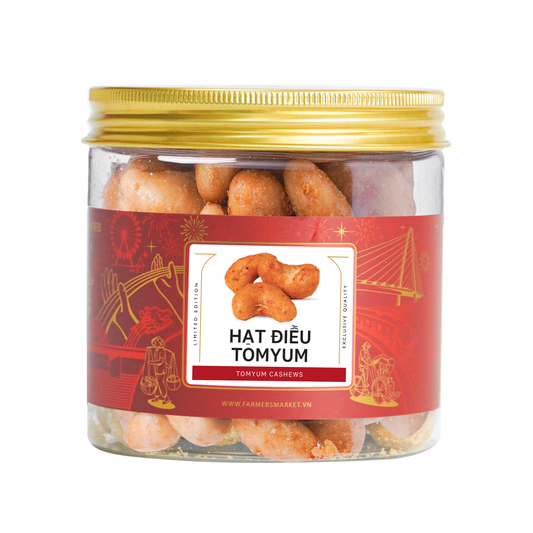 Hạt điều tomyum Farmers Fine Foods 170 g ( Hủ nhựa )