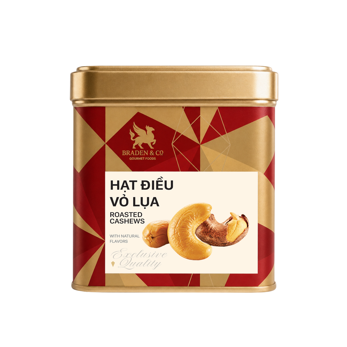 Hạt điều vỏ lụa Braden & Co 100g