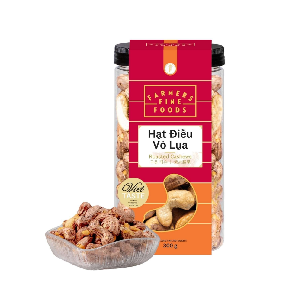Hạt điều vỏ lụa Farmers Fine Foods 300G