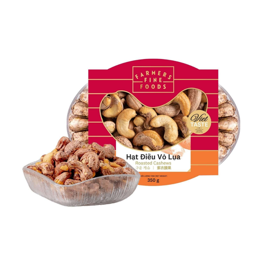 Hạt điều vỏ lụa Farmers Fine Foods 350G