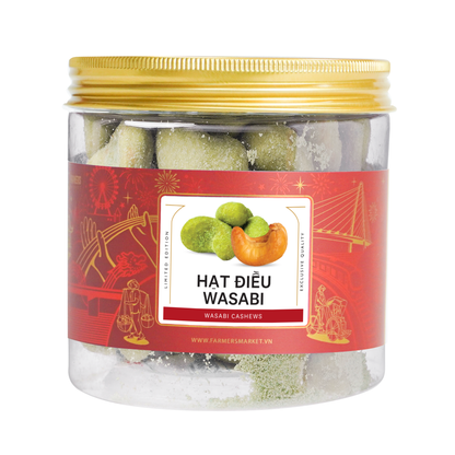 Hạt điều wasabi Farmers Fine Foods 170 g ( Hủ nhựa )