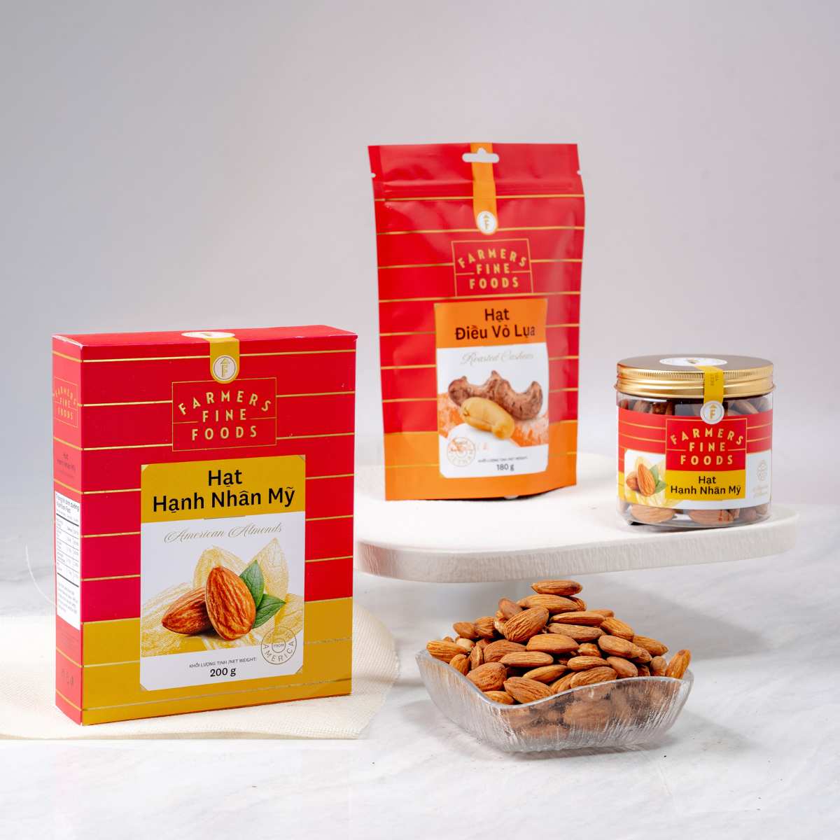 Farmers Fine Foods American Almonds 200G