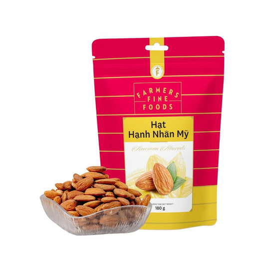 Farmers Fine Foods American Almonds 180g