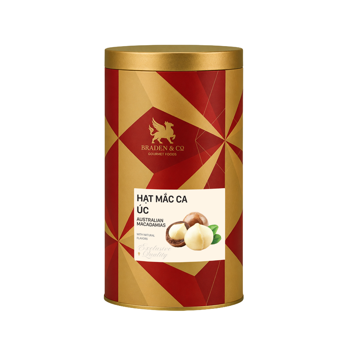 Hạt mắc ca Úc Braden & Co 150g