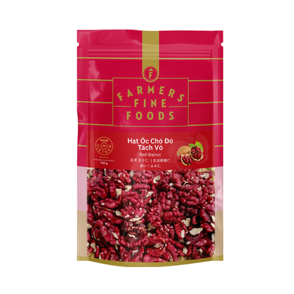 Hạt óc chó đỏ tách vỏ Farmers Fine Foods 150 g ( Túi )