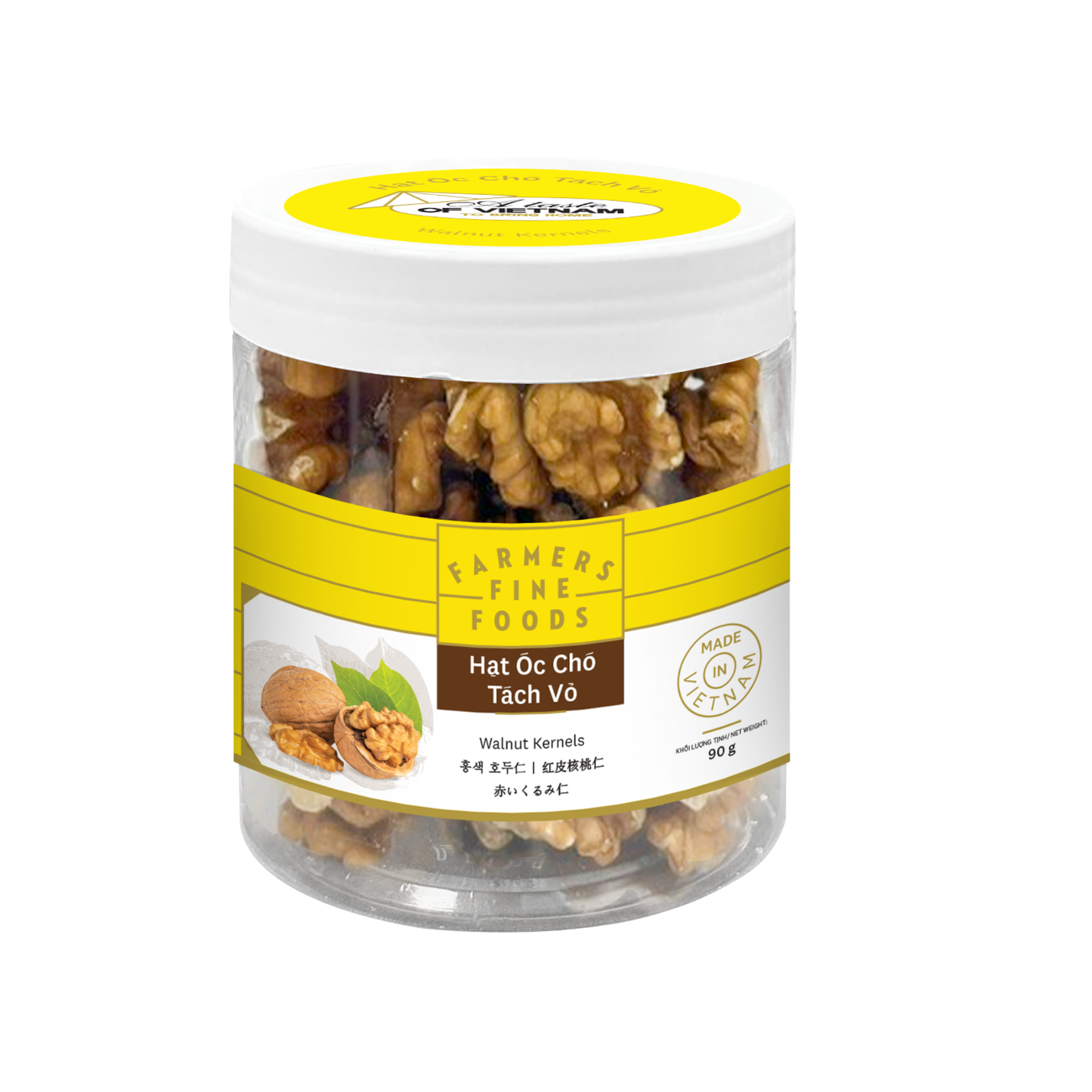 Hạt óc chó tách vỏ Farmers Fine Foods 90 g ( Hủ nhựa )