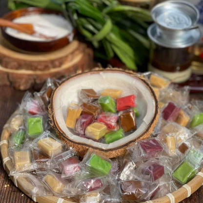 Kẹo dừa dẻo mix vị Farmers Fine Foods 110 g ( Hủ nhựa )