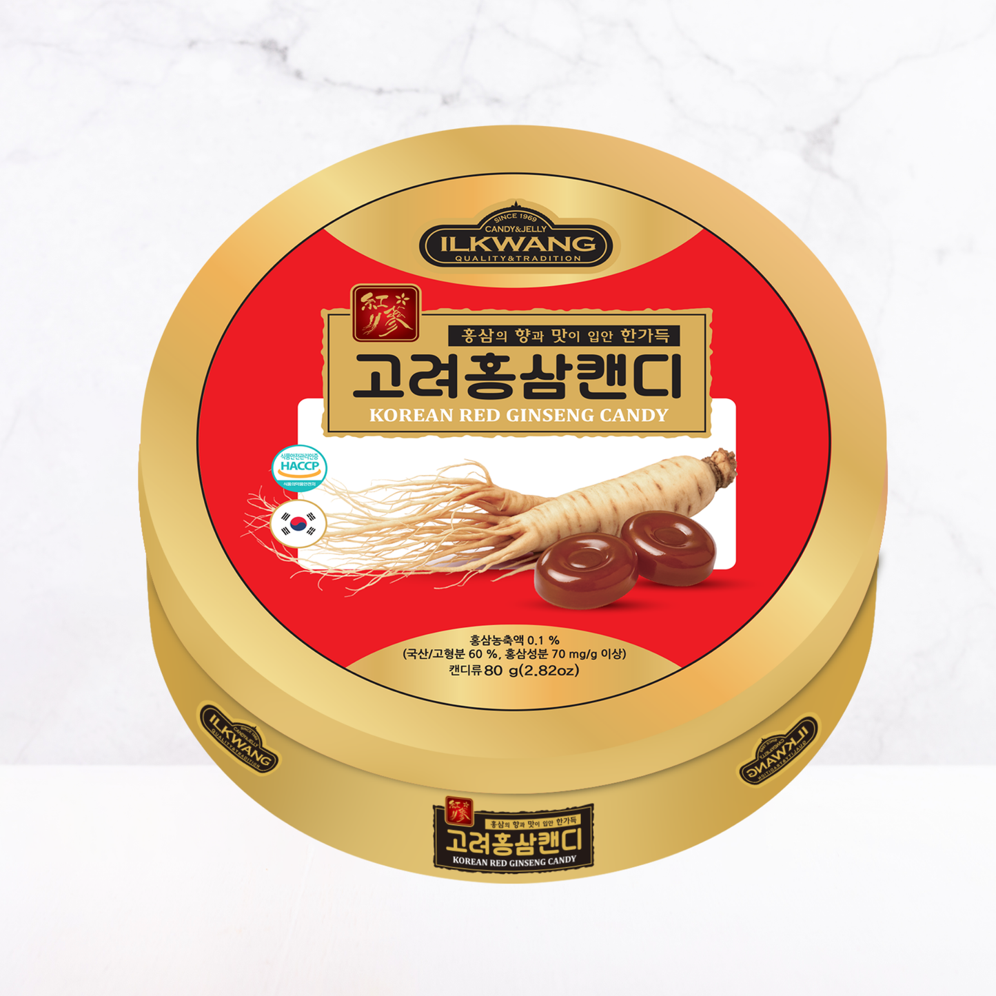 Kẹo hồng sâm Ilkwang 80 g