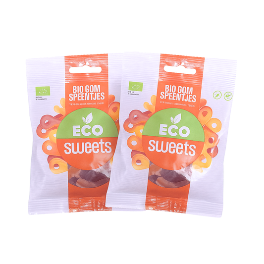 Kẹo dẻo hữu cơ hình núm ti ECO Sweets 75 g